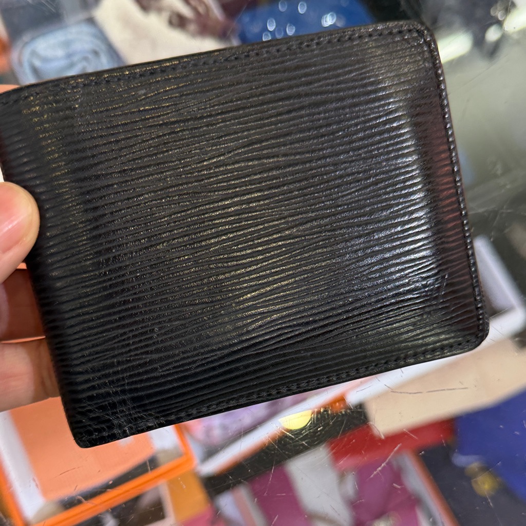 Louis Vuitton Black Leather Wallet